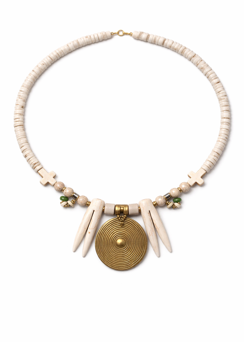 Ivory Ritual beaded necklace