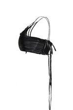 Load image into Gallery viewer, Long strap black crop top
