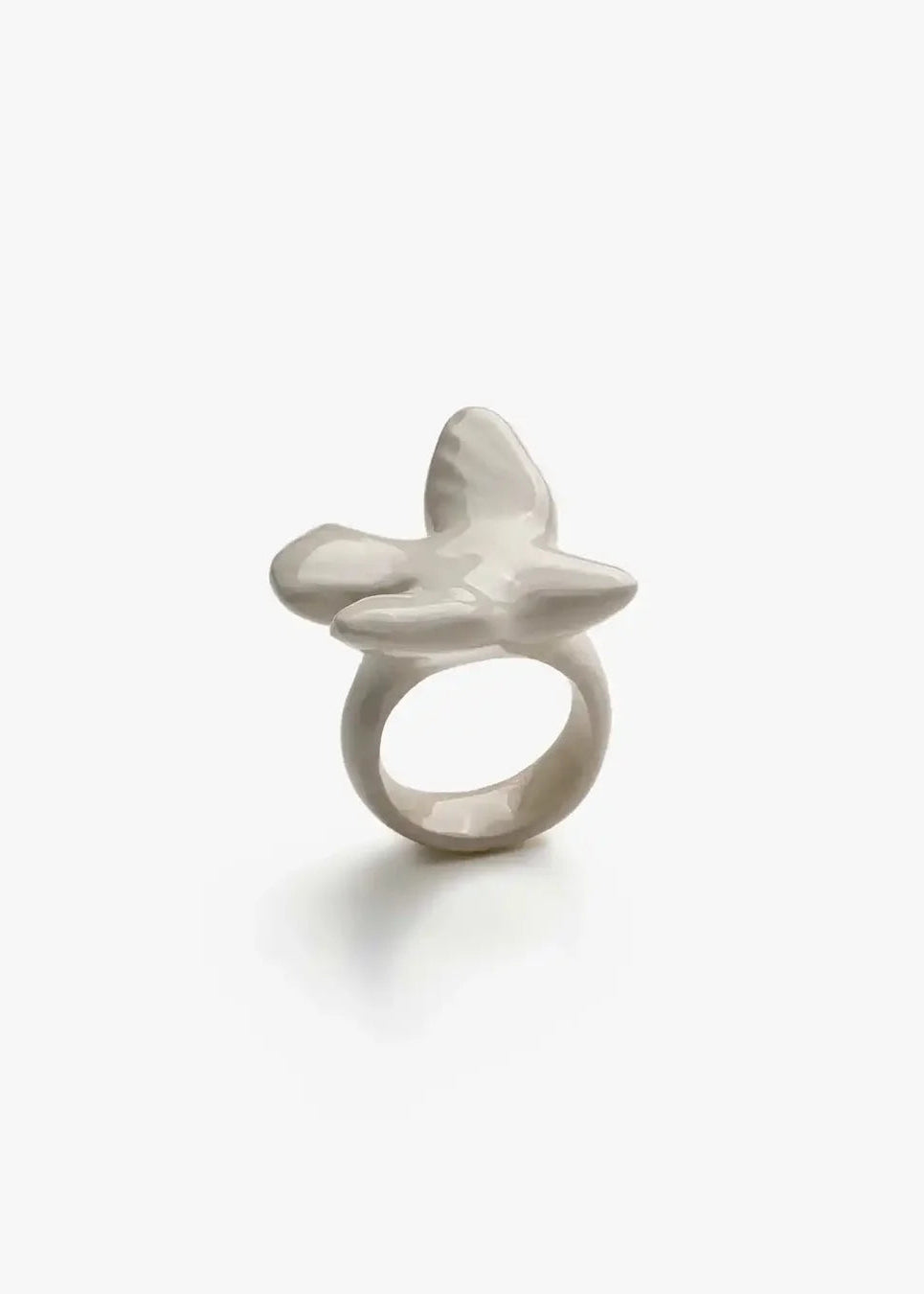 Handcrafted Porcelain Bird Ring – Myrni