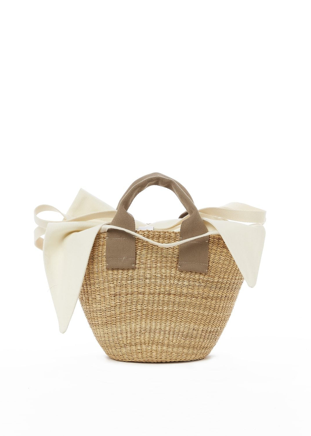 Muun hand-woven straw bag Abou Natural