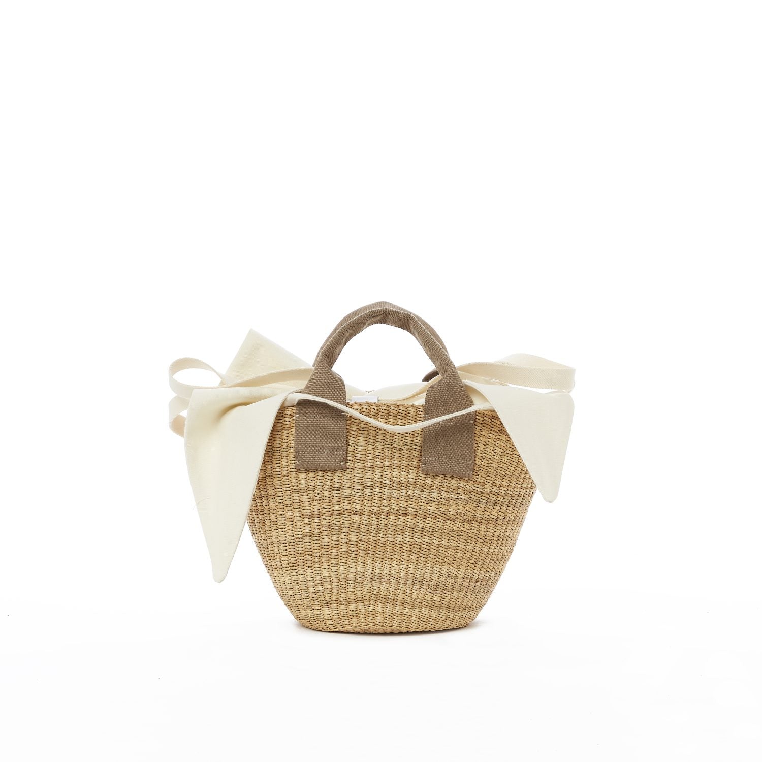 Muun hand-woven straw bag Abou Natural