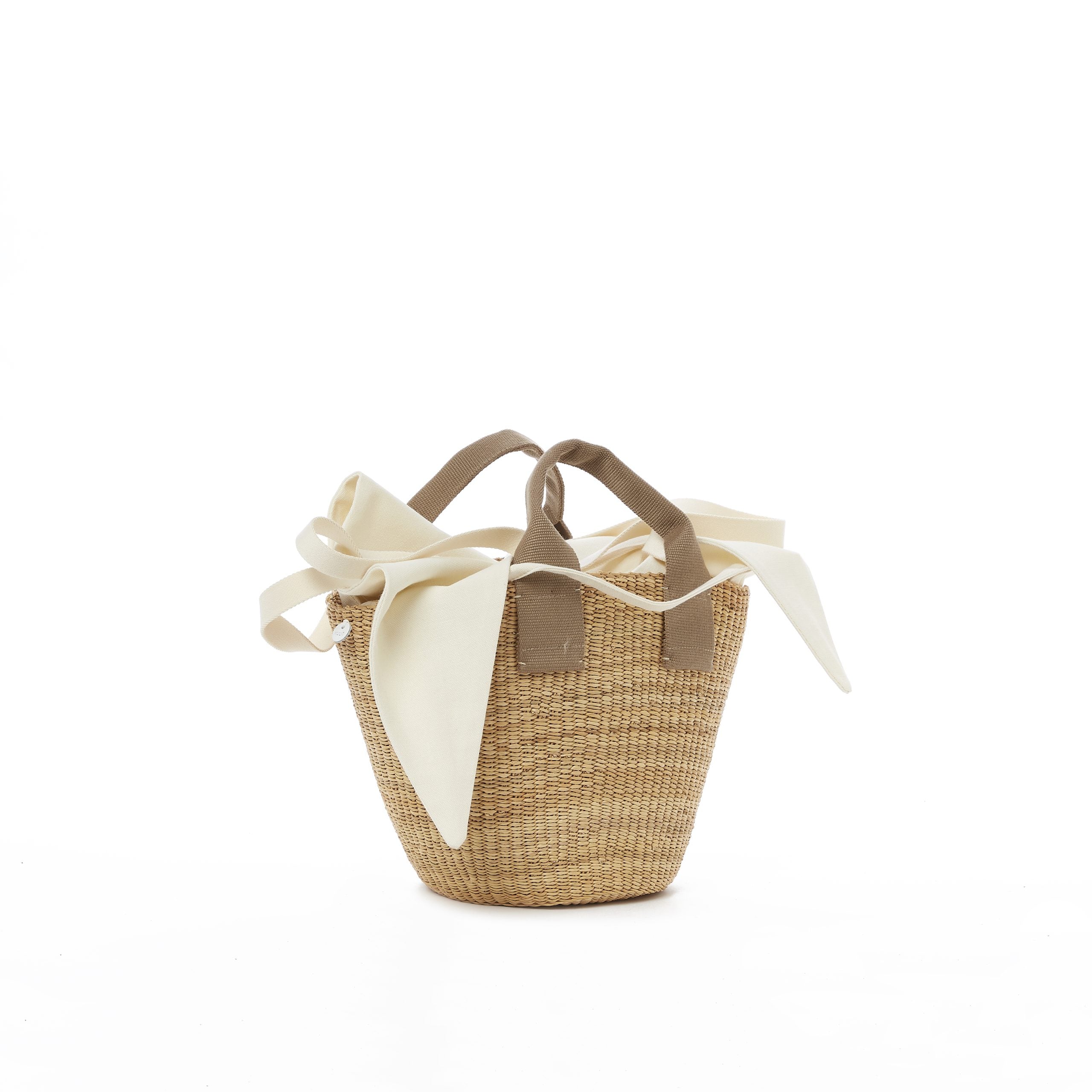Muun hand-woven straw bag Abou Natural