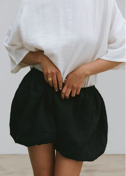 Balloon Cotton Shorts