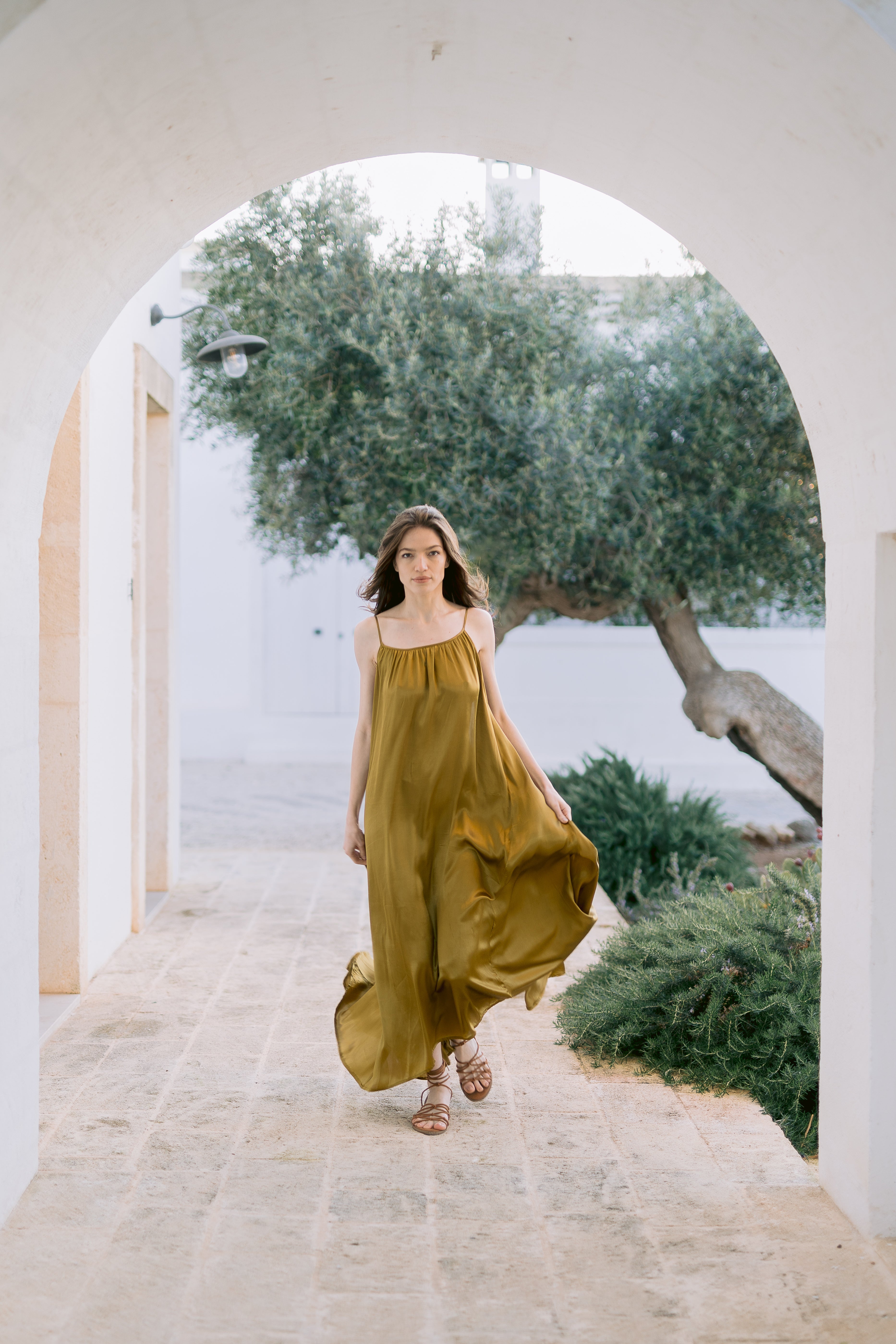 Syros Silk Dress