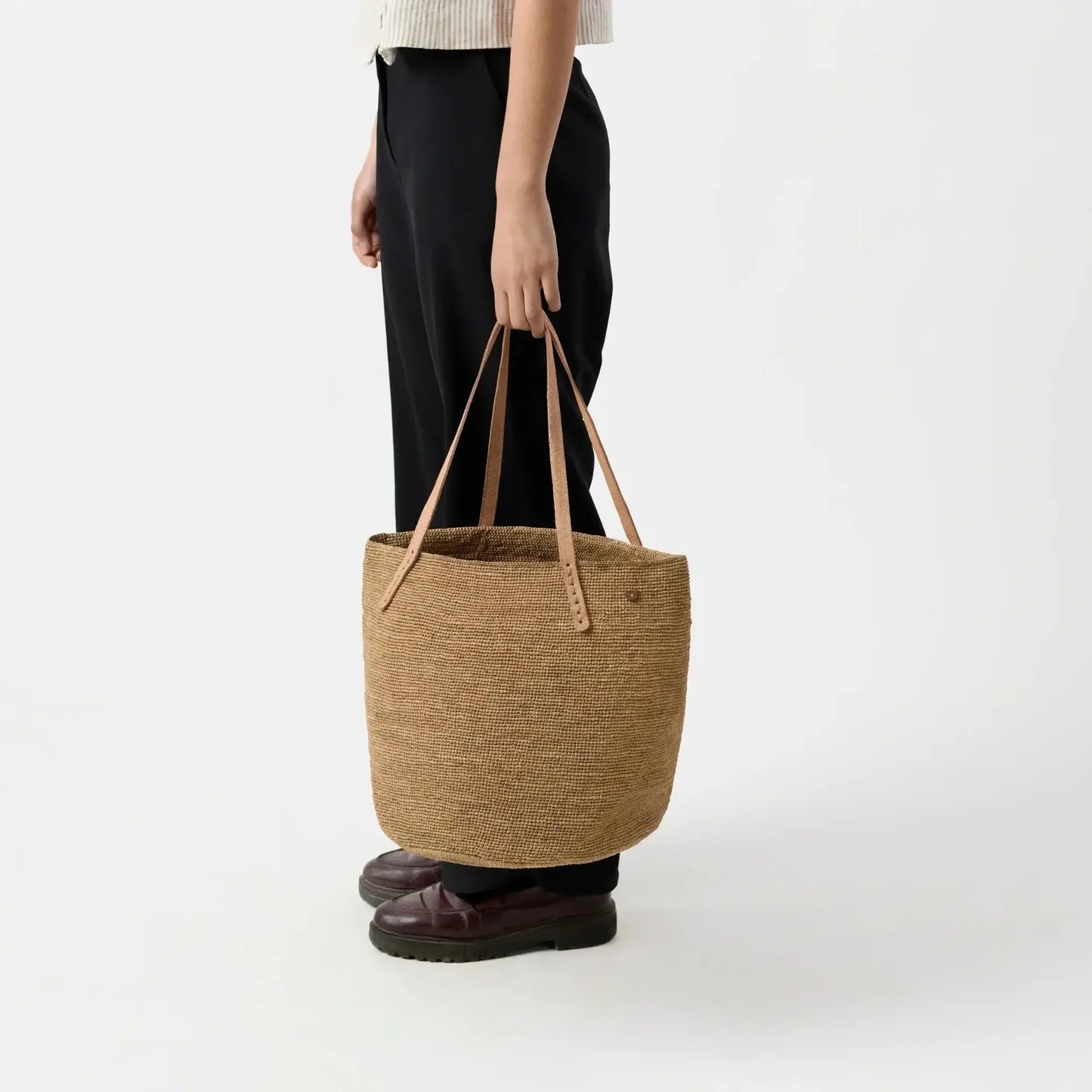 Bory Raffia Shopper Bag