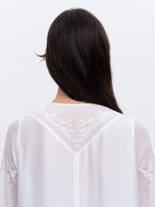 White Embroidered Dress Lileia