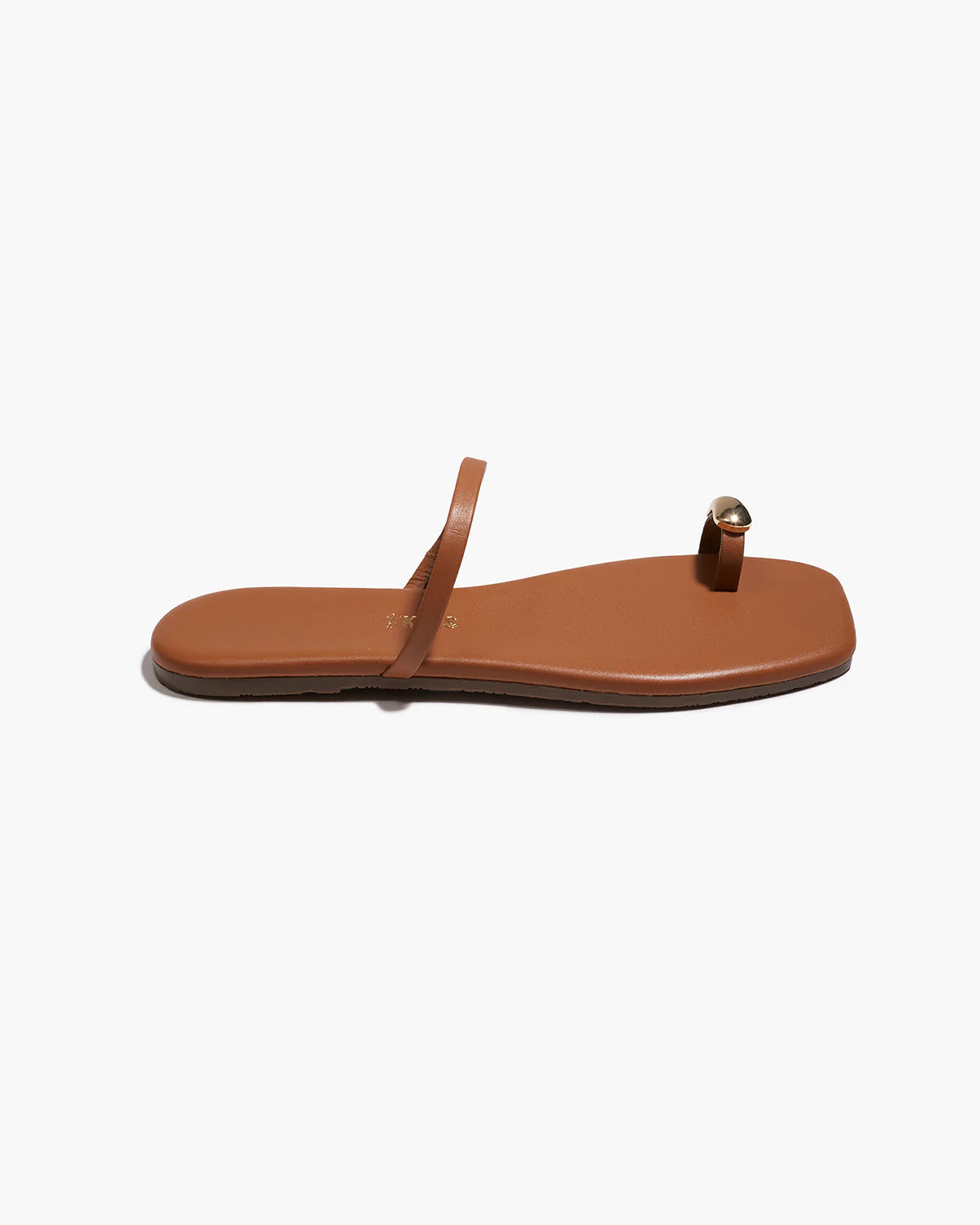 TKEES Colette Au Naturale Leather Flip-Flops