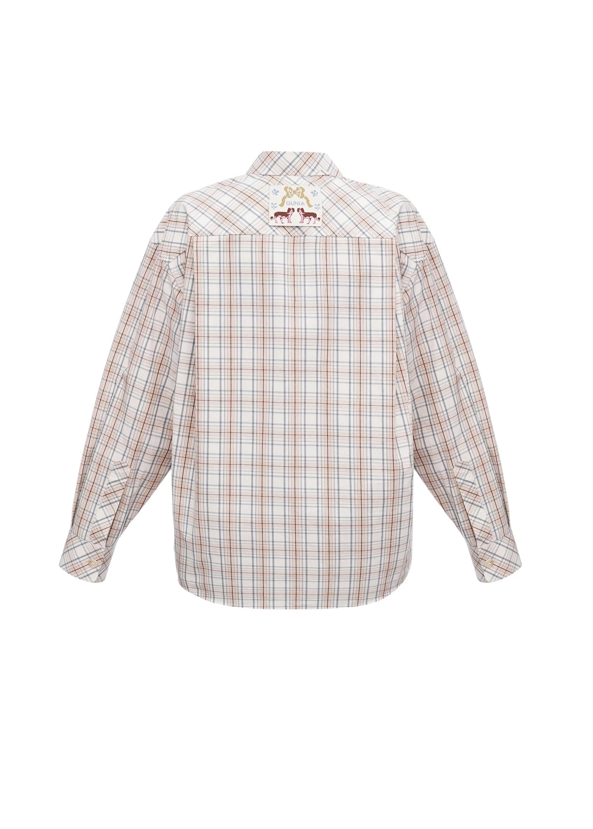 Riabchyk Plaid Embroidered Shirt