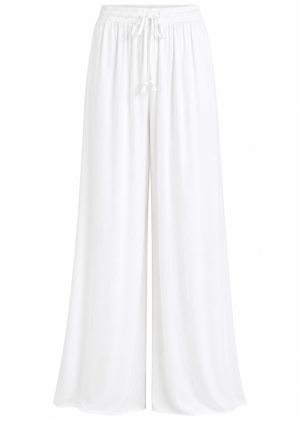 Pantaloni Lungi Fluizi din Bumbac