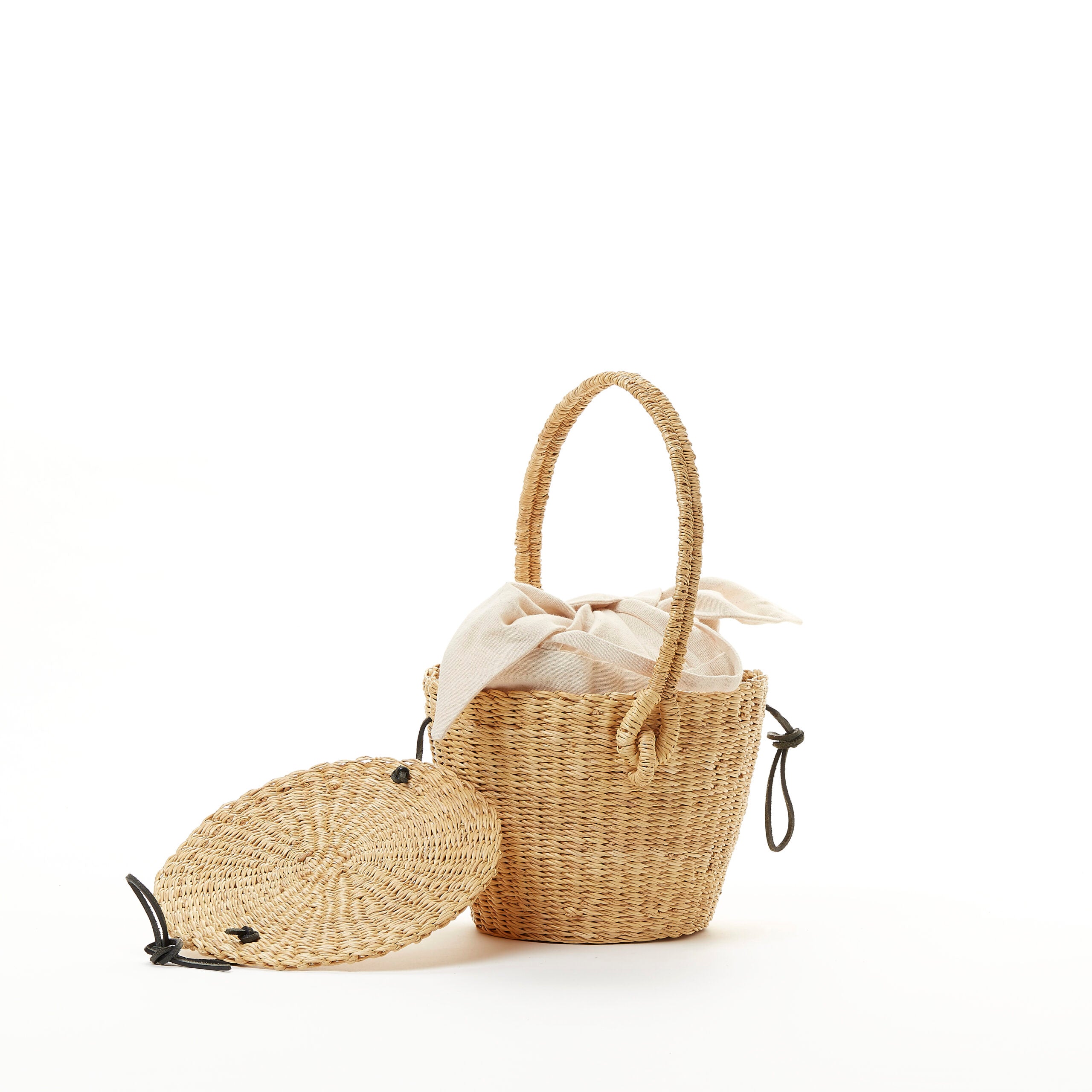 Muun hand-woven straw bag Lou natural
