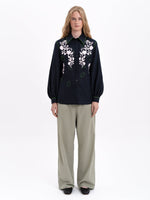 Load image into Gallery viewer, Embroidered Linen Shirt Zhuravlyna
