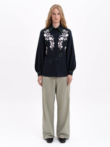 Embroidered Linen Shirt Zhuravlyna