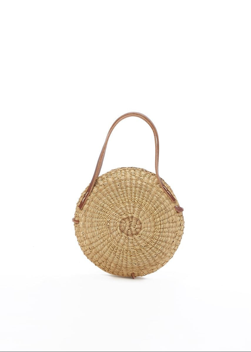 Muun hand-woven straw bag Mini Talata Natural