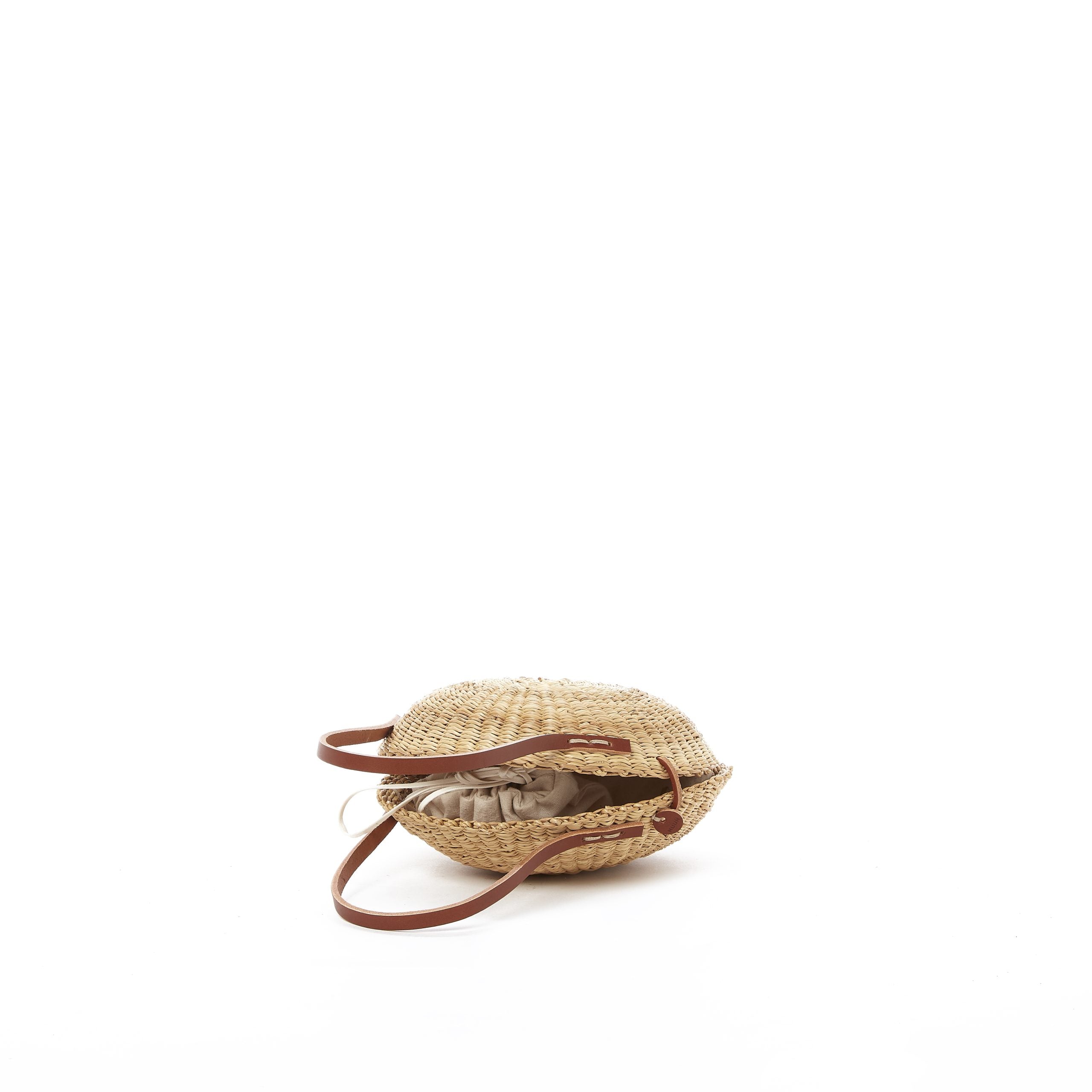 Muun hand-woven straw bag Mini Talata Natural