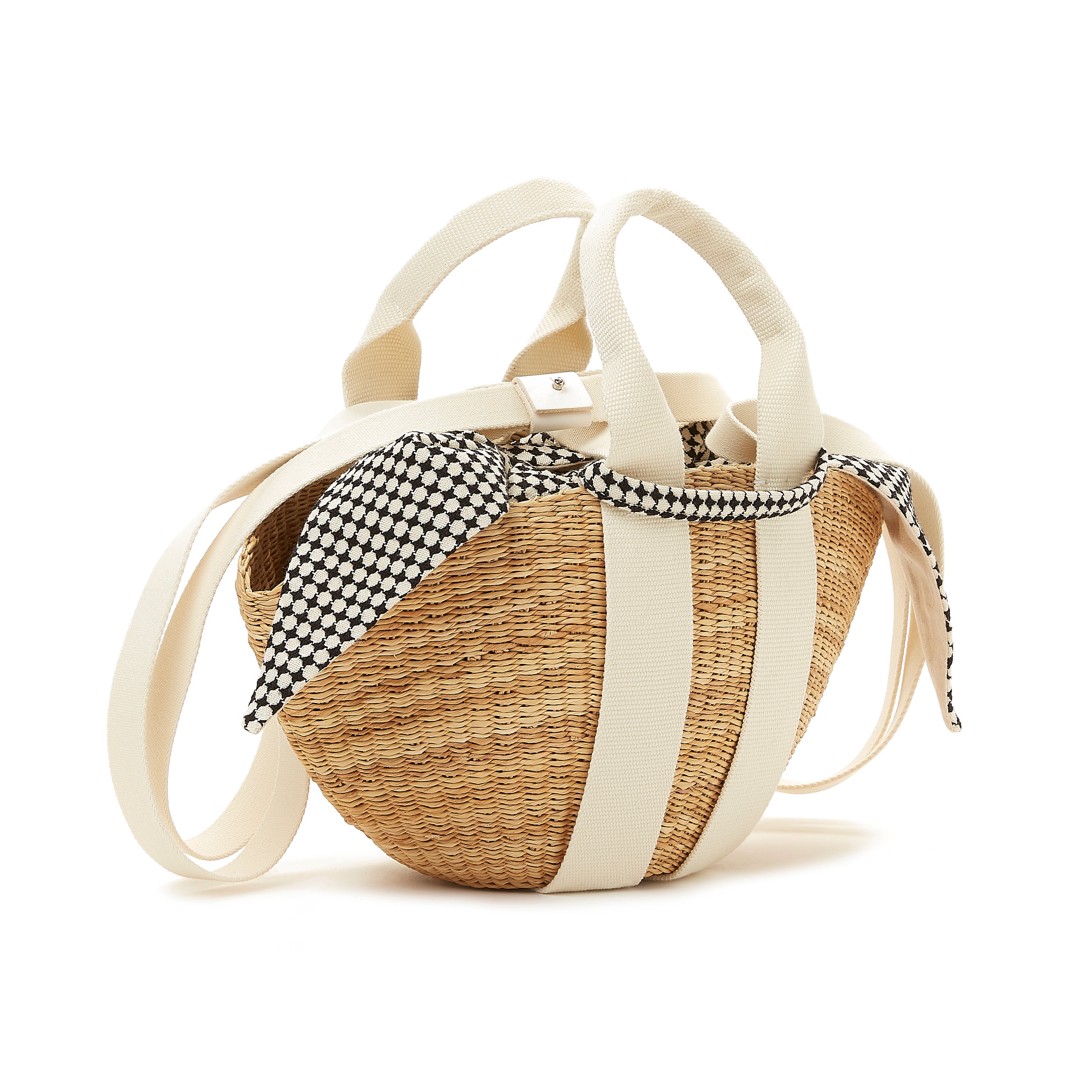 Geanta Muun impletita manual din paie  Mini Sophie 