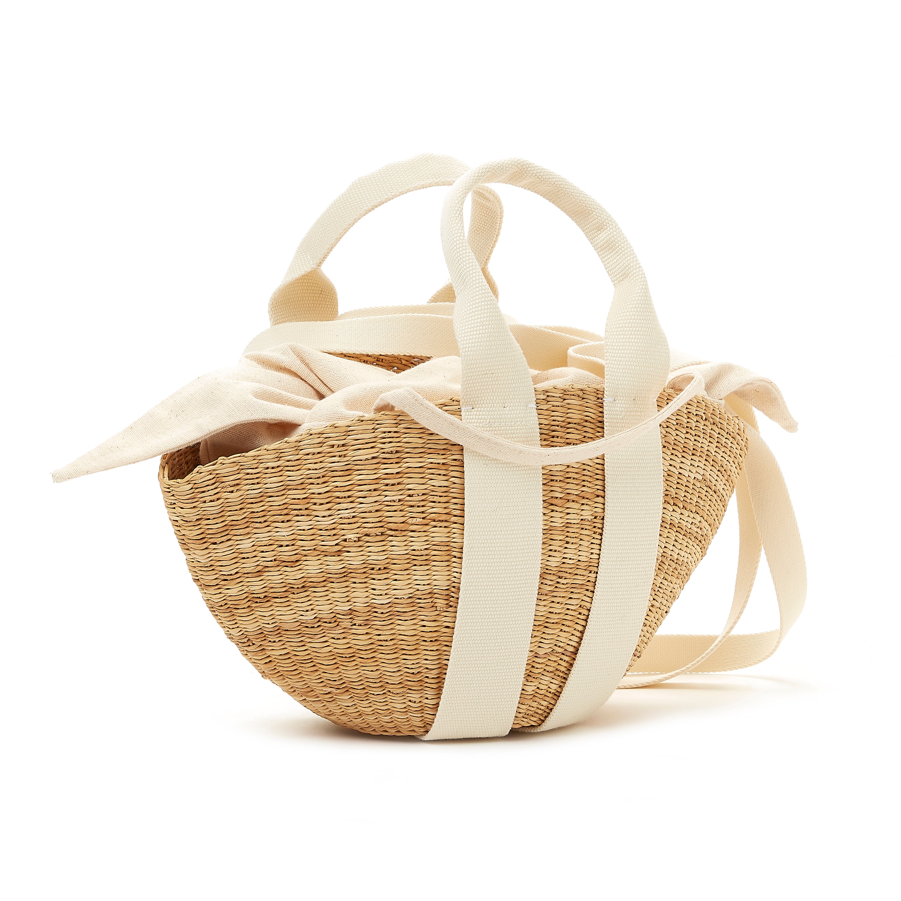 Geanta Muun impletita manual din paie  Mini Sophie 