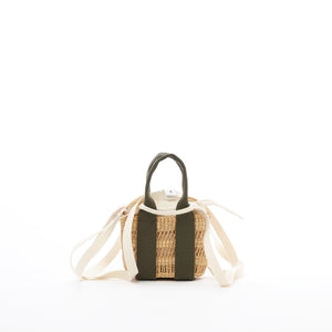 Muun hand-woven straw bag Mini Mixy