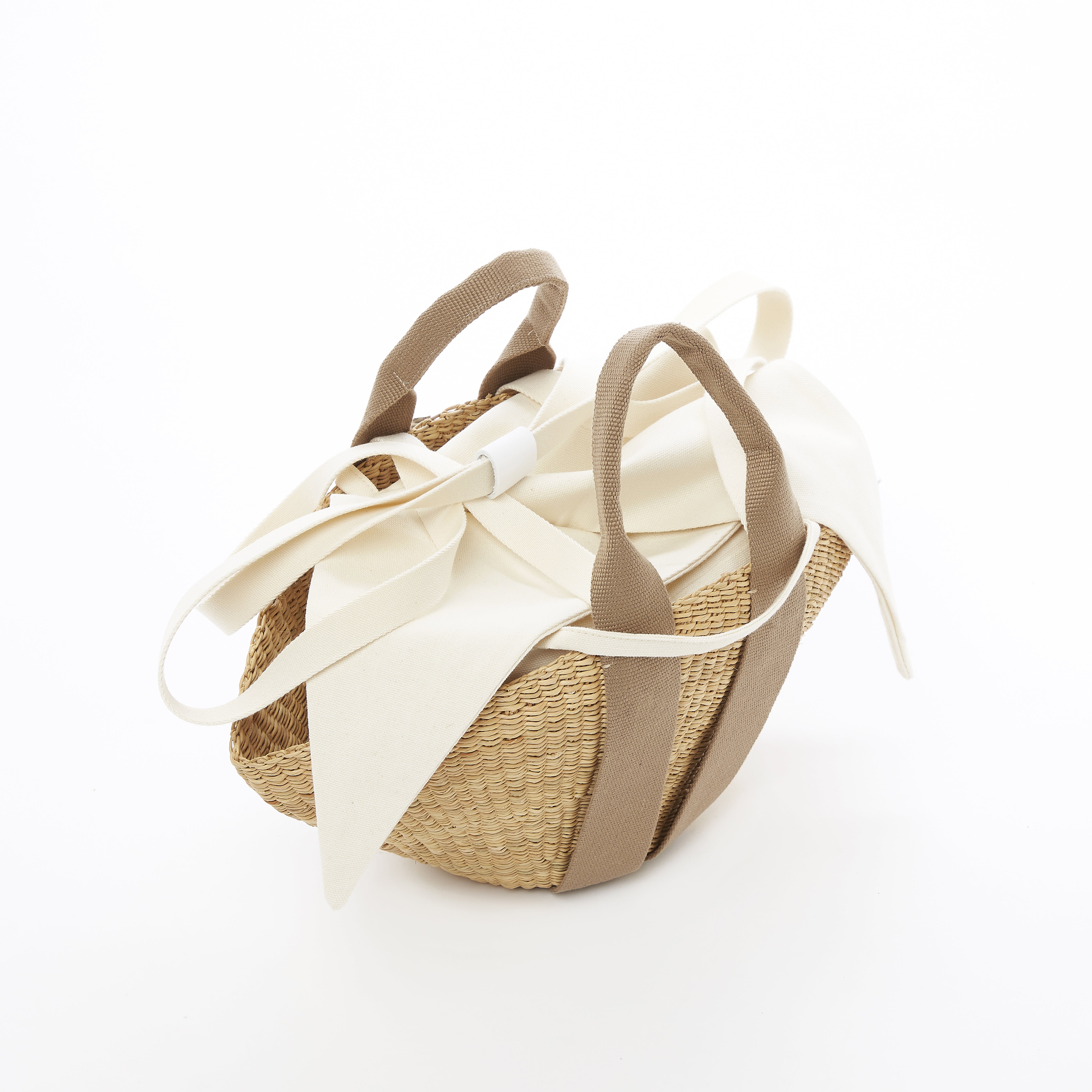 Geanta Muun impletita manual din paie  Mini Sophie 