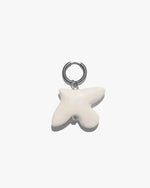 Load image into Gallery viewer, MYRNI single earring with a bird, silver hardware

