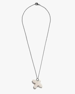 MYRNI pendant with a bird on a chain, silver hardware