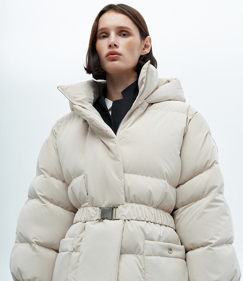 Puffer coat Winterfall milk