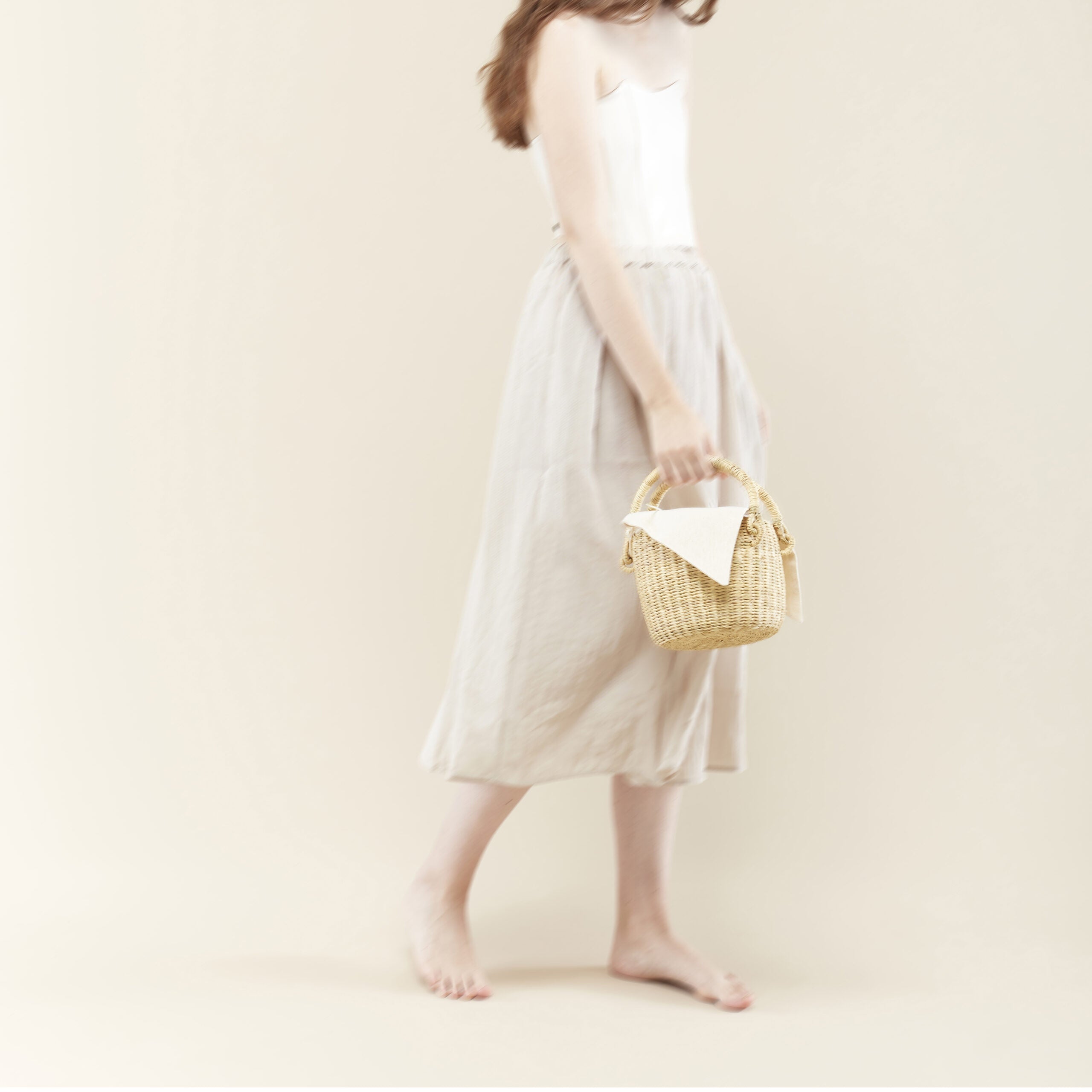 Geantă Muun împletită manual din paie Nora