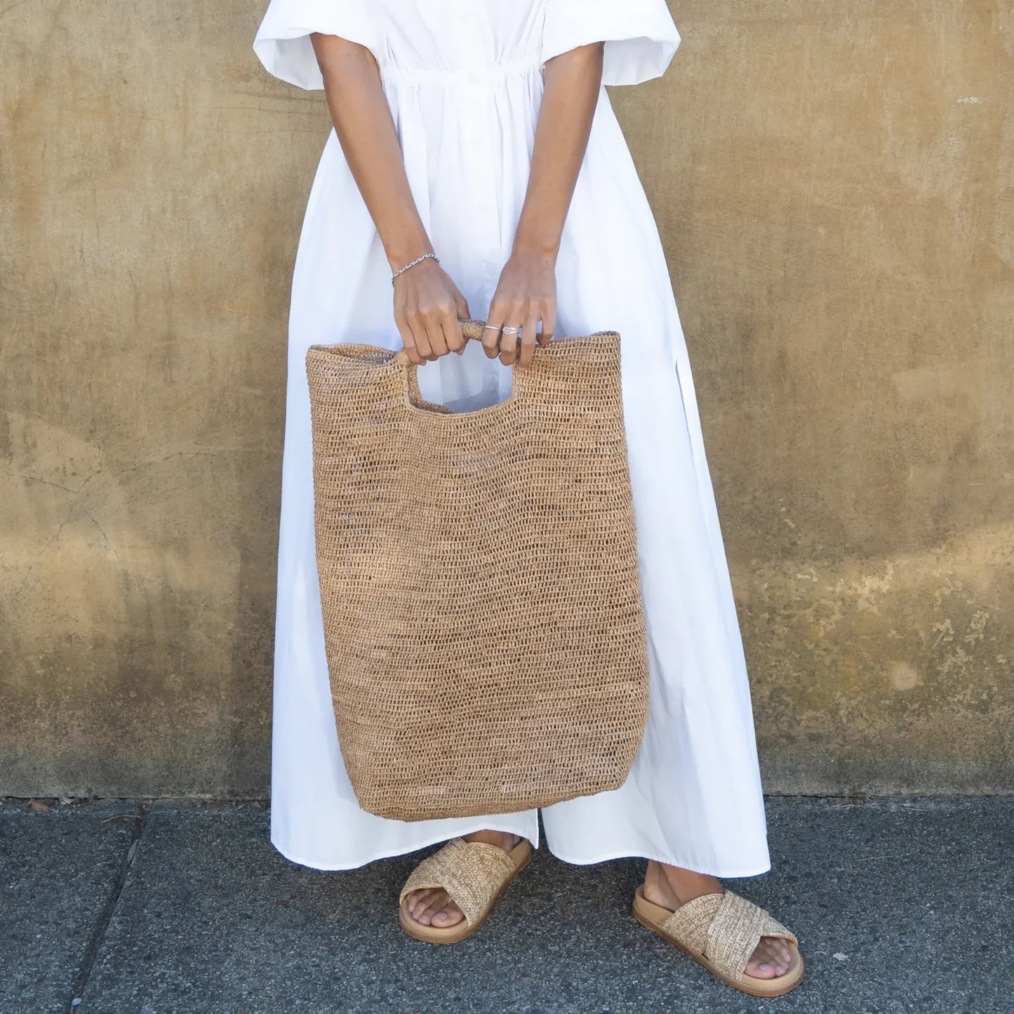 Ngeza Raffia Carry-All Bag