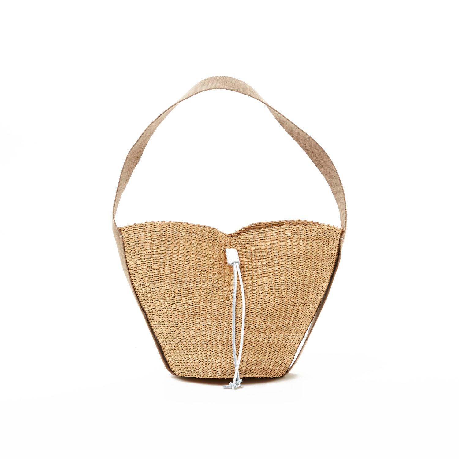 Muun hand-woven straw bag Orbi Natural