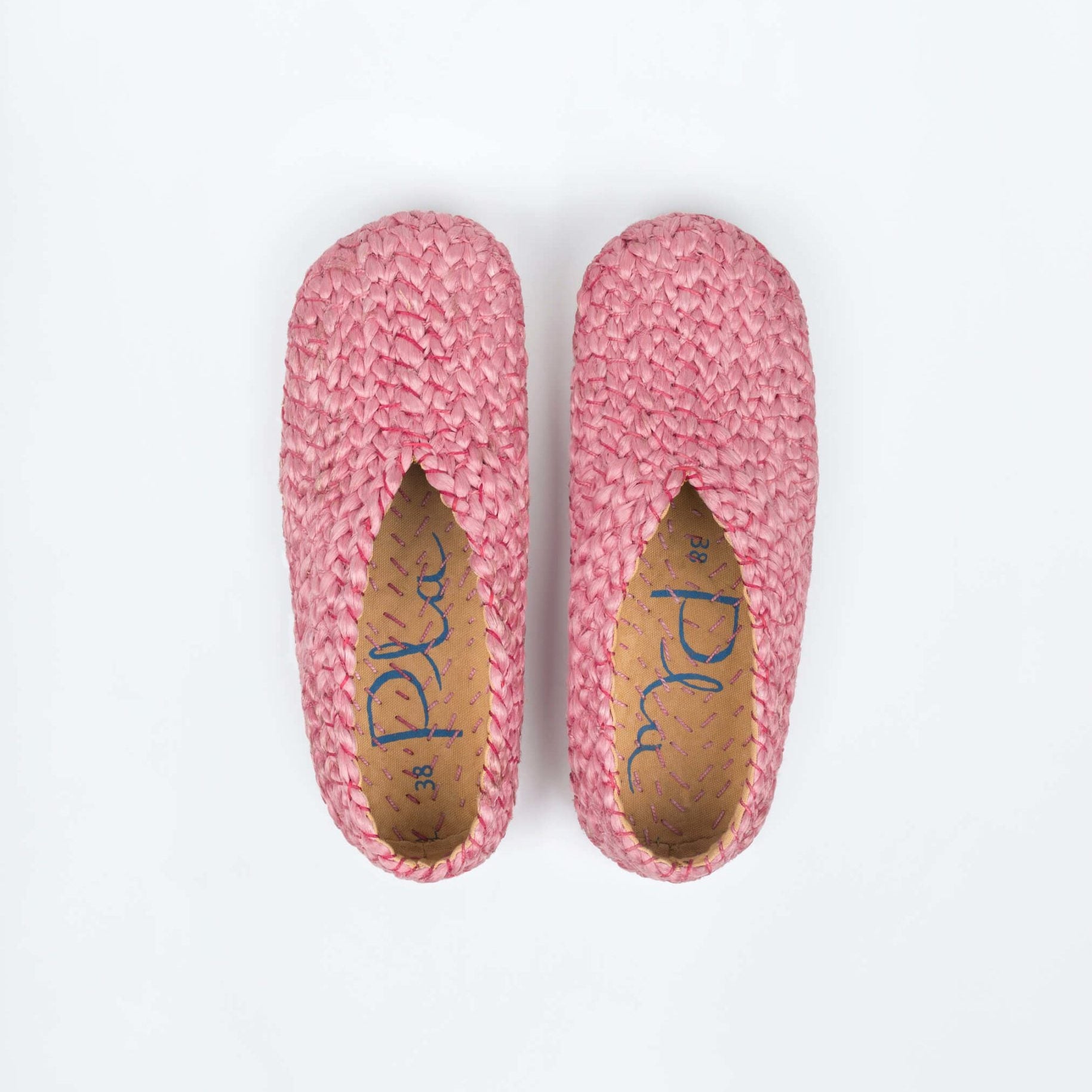 Bonanova Pink Jute Espadrilles
