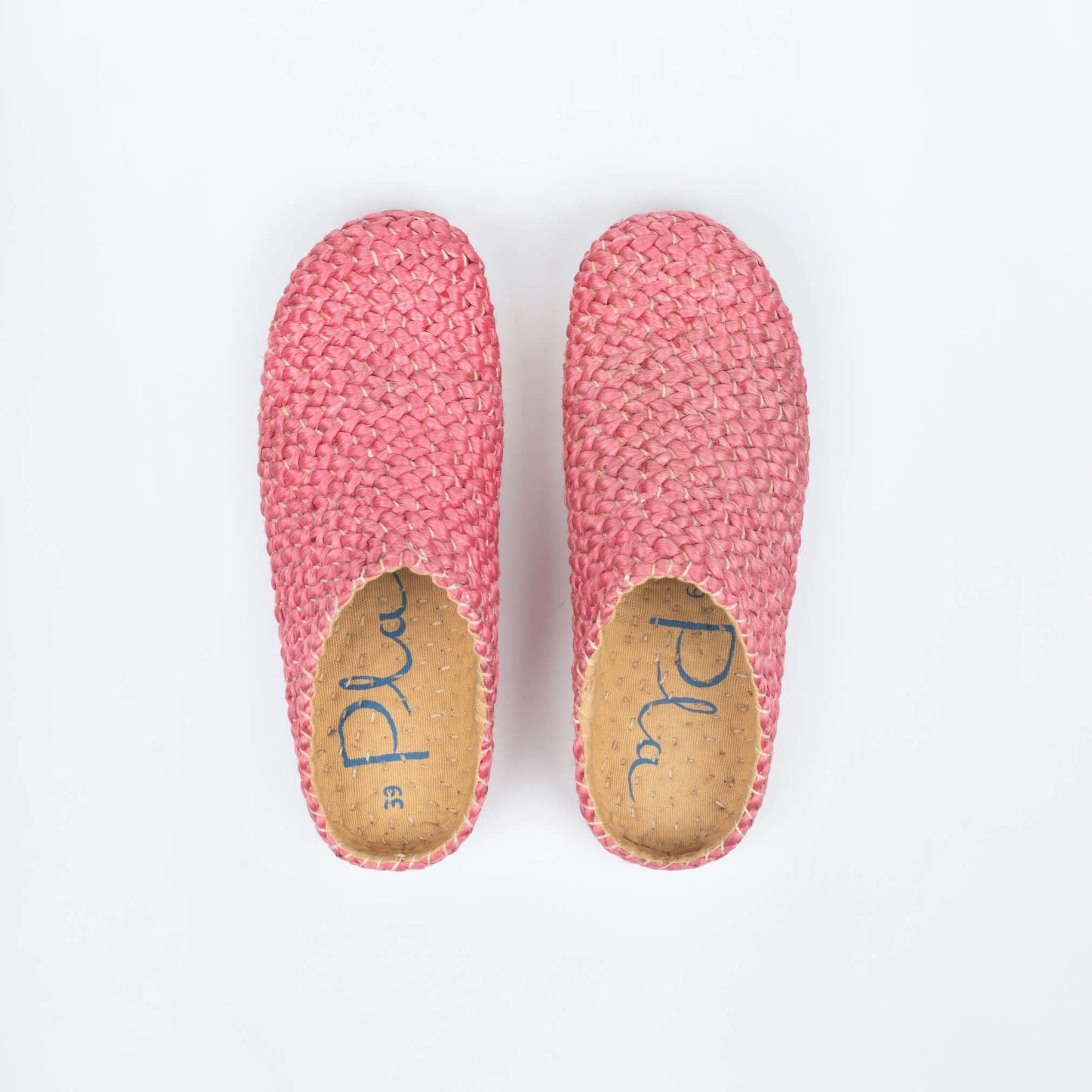 Tramuntana Pink Jute Clogs