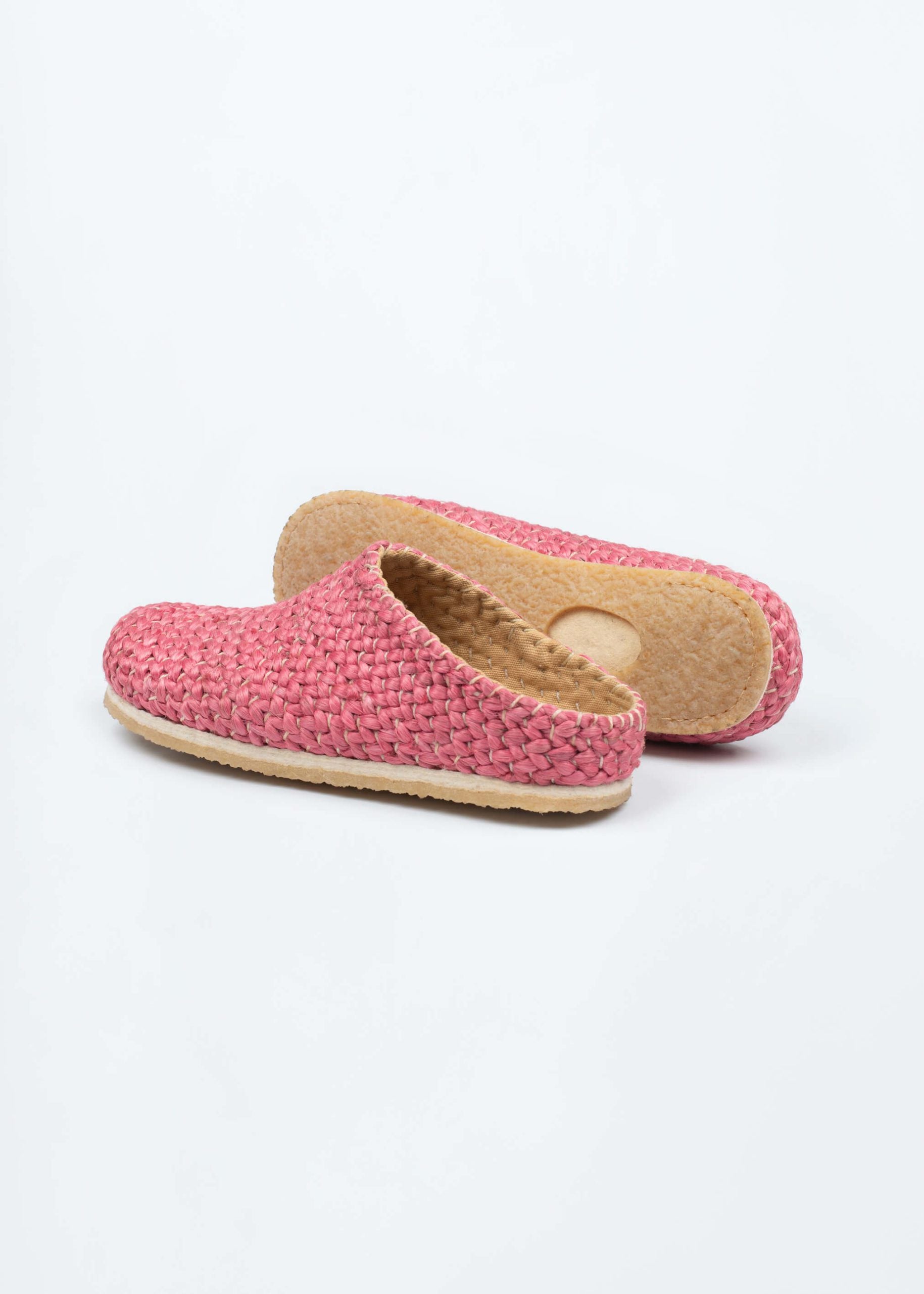 Tramuntana Pink Jute Clogs