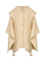 Load image into Gallery viewer, Wool Milk Poncho
