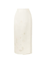 Load image into Gallery viewer, EVDOKIIA Linen Wrap Skirt
