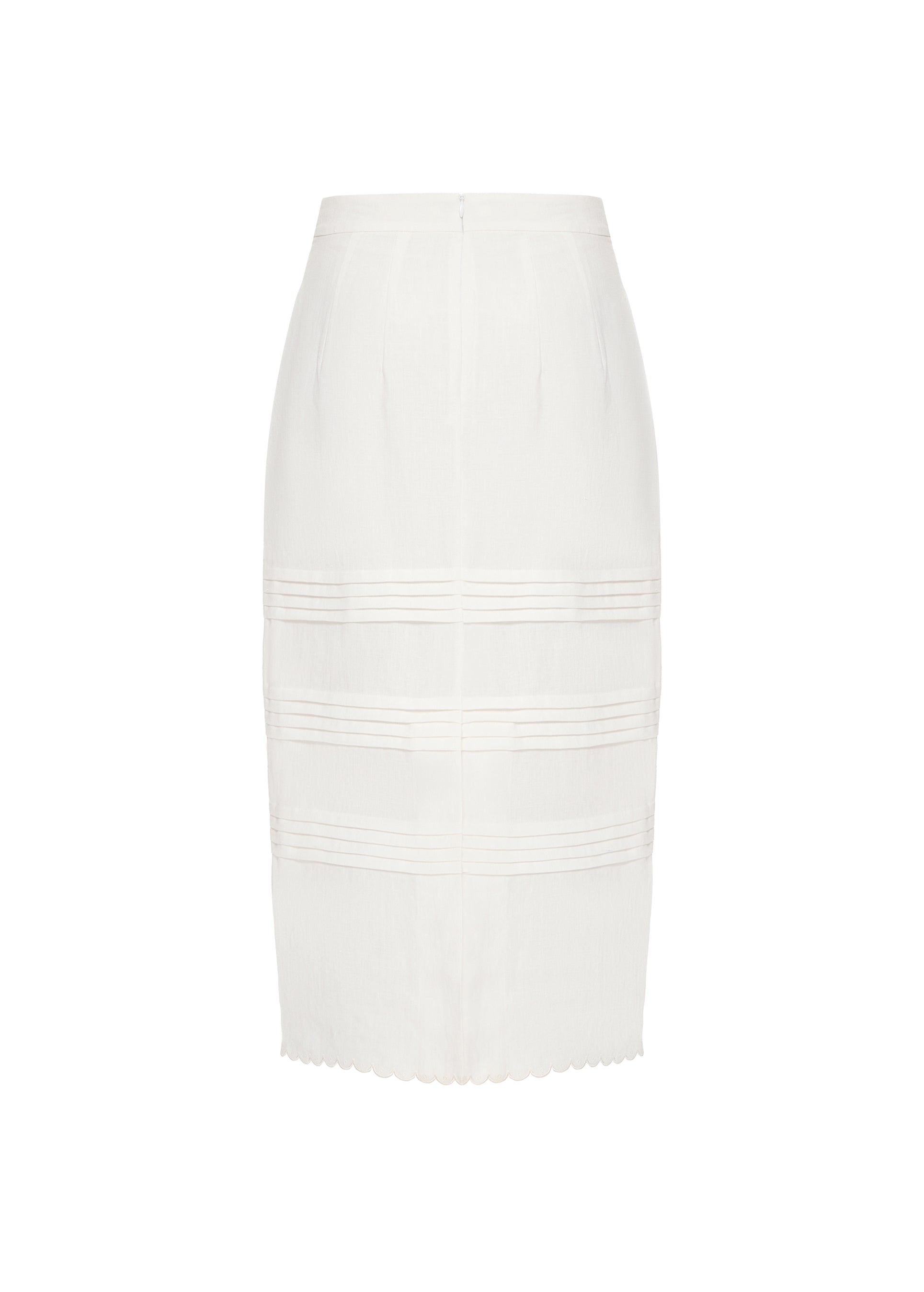 Milk Embroidered Skirt - Vilena