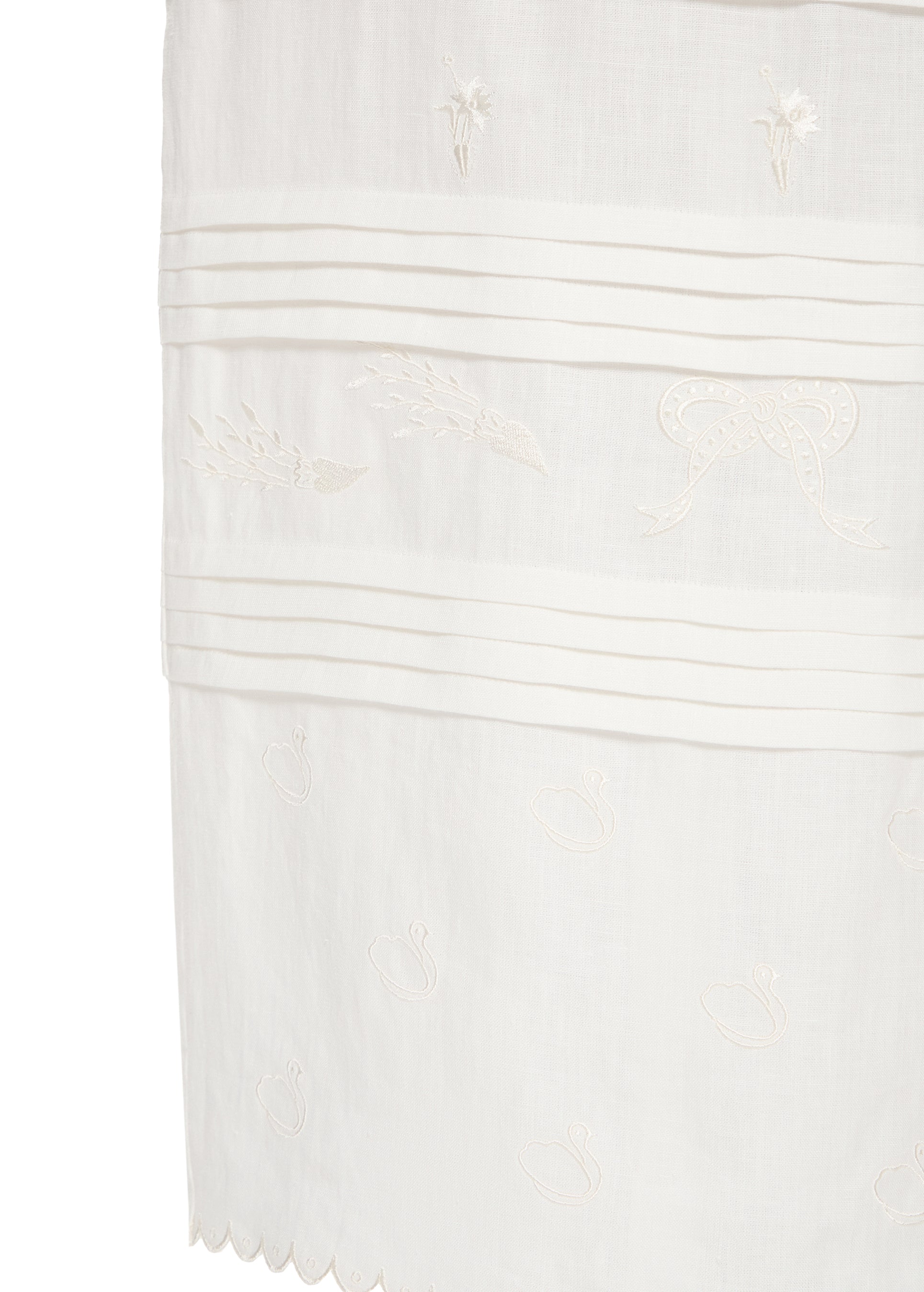 Milk Embroidered Skirt - Vilena