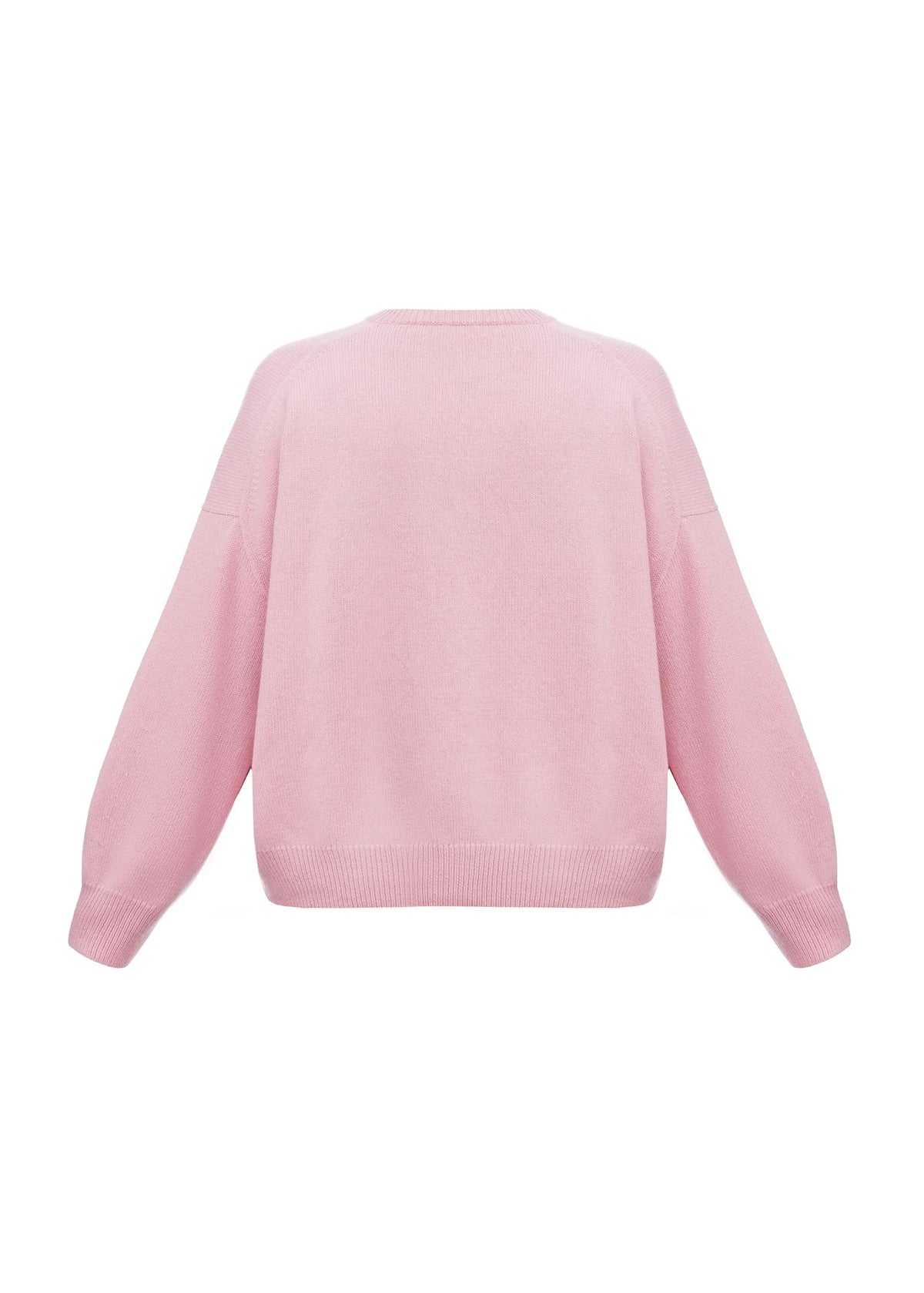 Sweater with GUNIA Embroidery in Pink