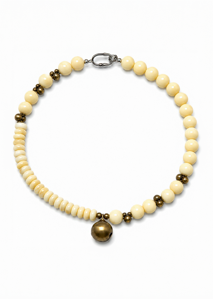 Sand Bell beaded necklace