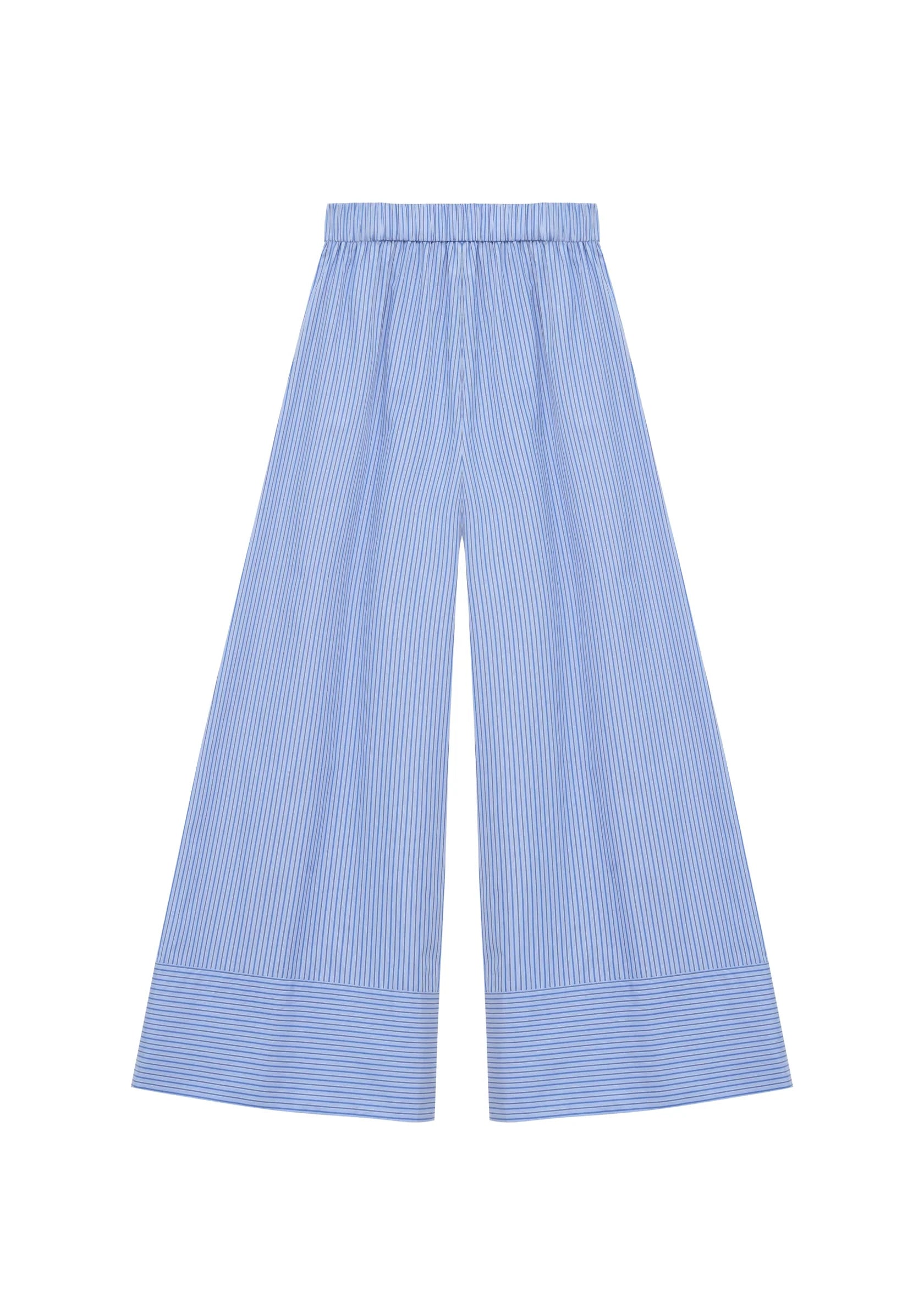 Cotton Striped Blue Set