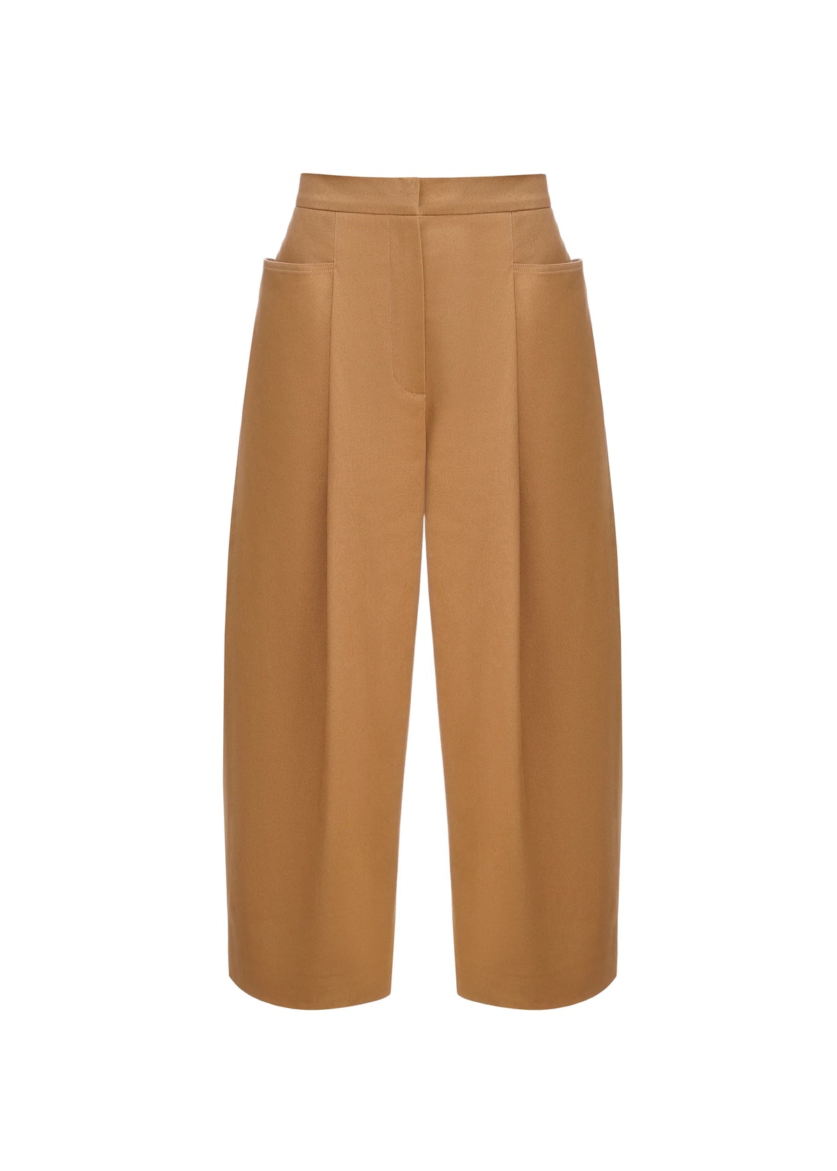 Marfa Cropped Pants in Brown
