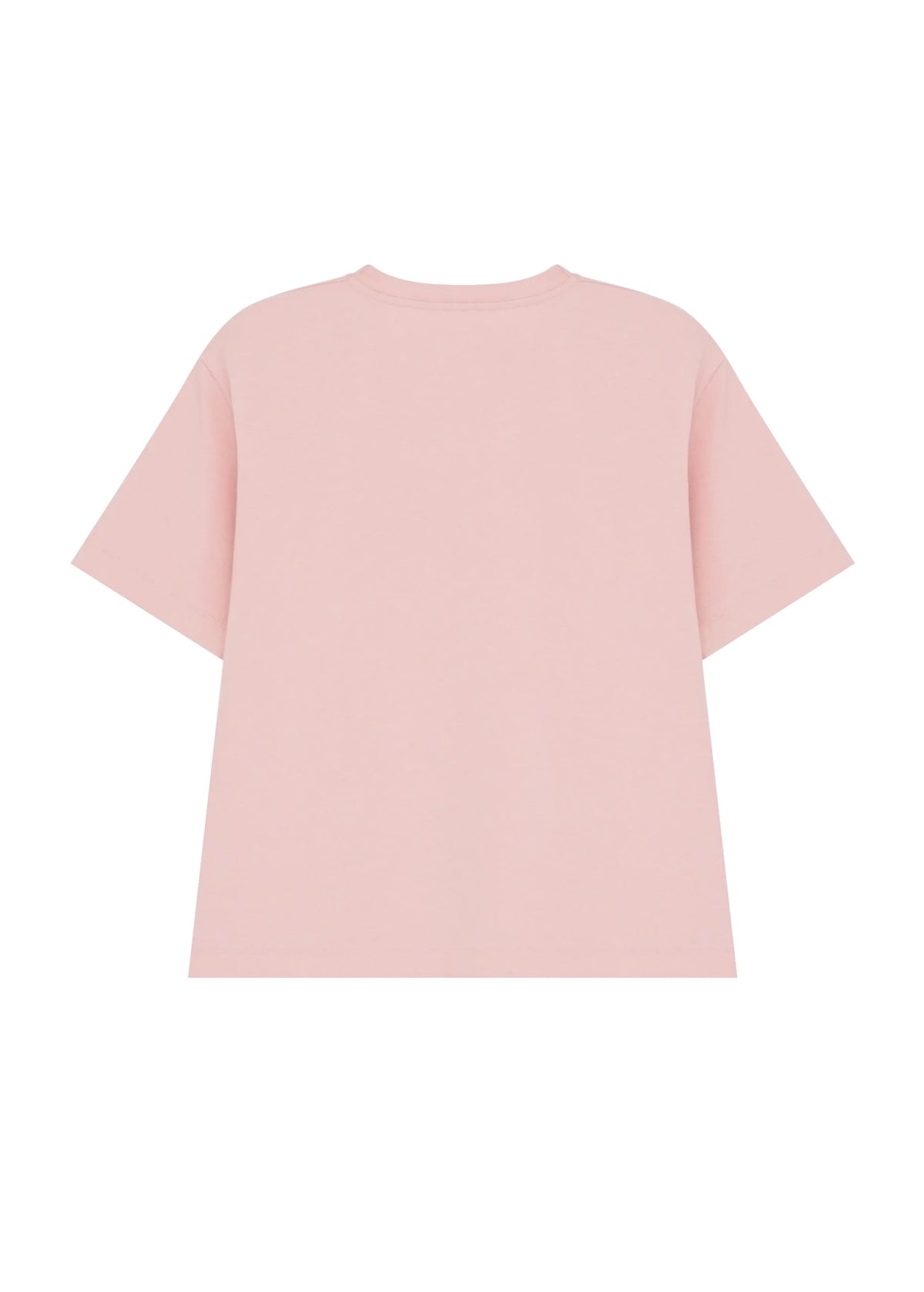 Patch-Detail T-Shirt in Pink