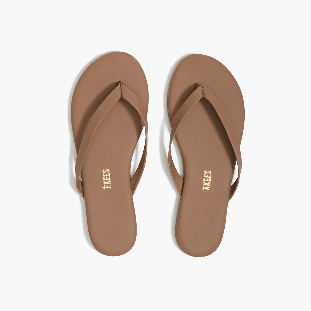 Slapi TKEES The Boyfriend Beach Bum din piele naturală