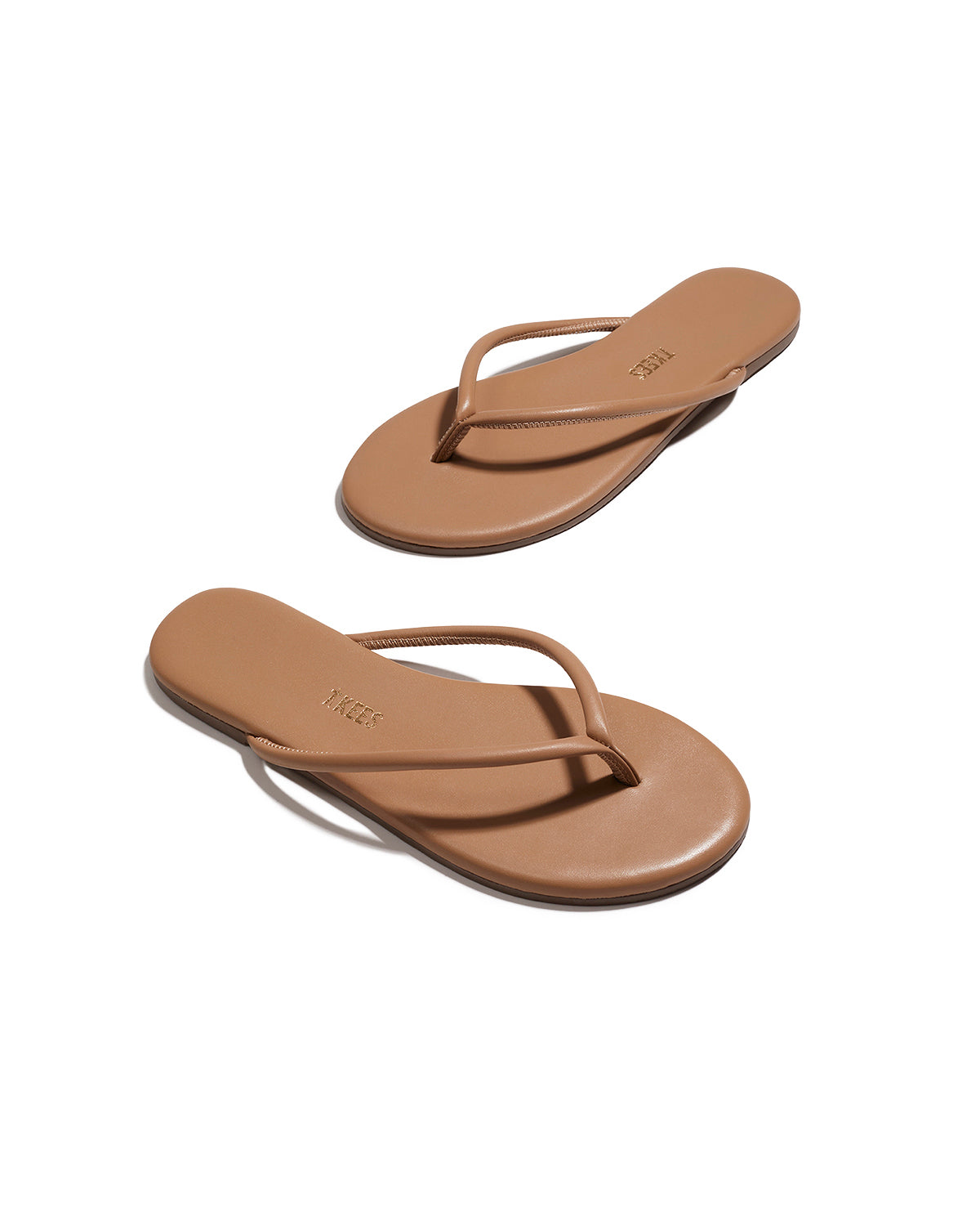 TKEES Lily Tubular Cocobutter Leather Flip-Flops