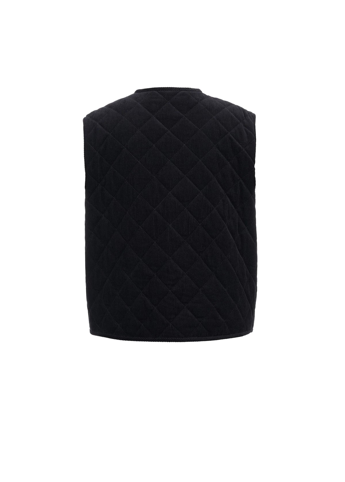Embroidered Quilted Vest
