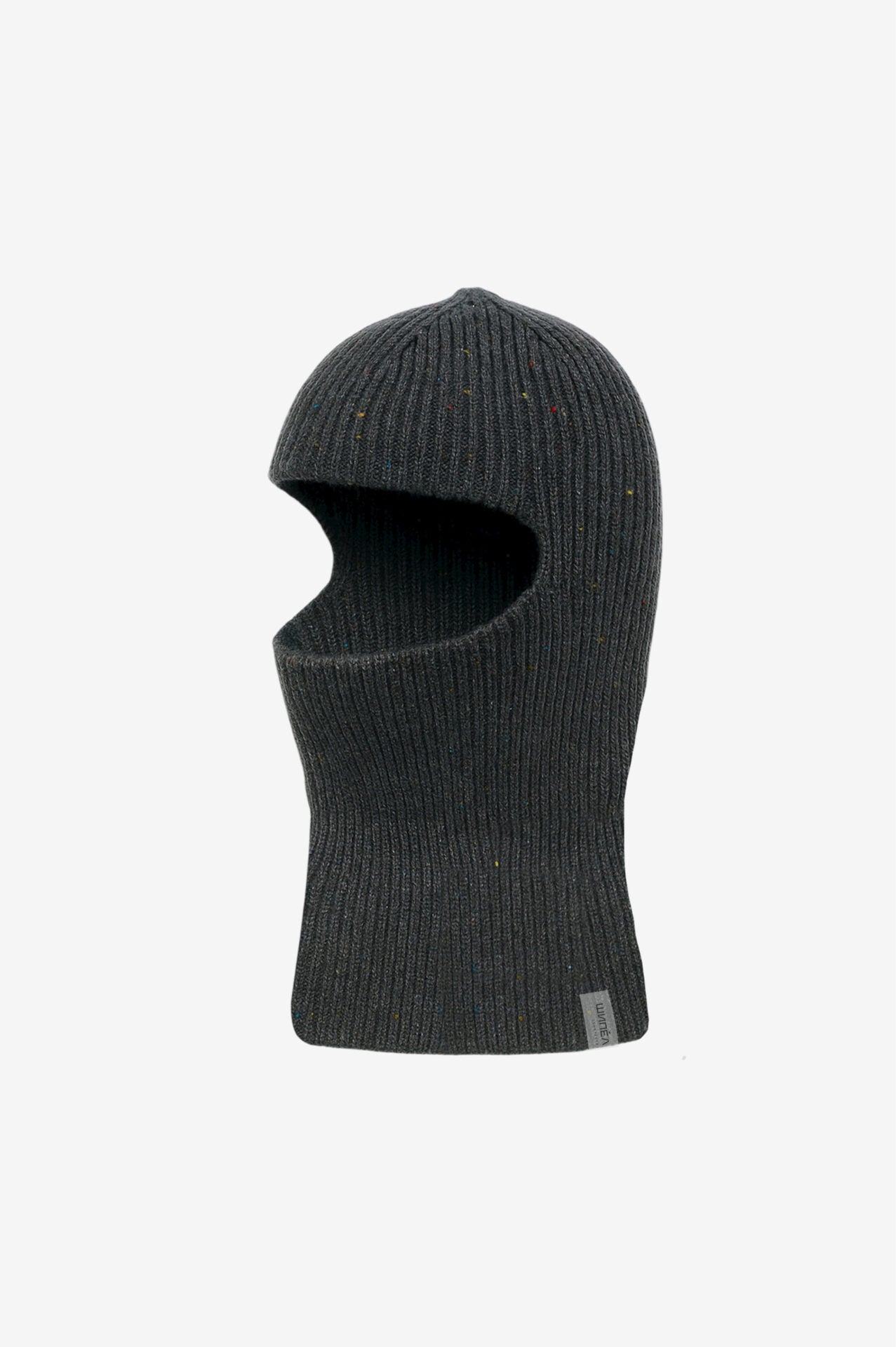 Soft Merino Blend Graphite Balaclava Hat