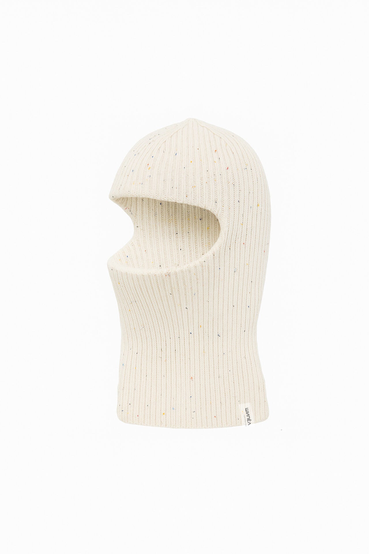 Soft Merino Blend Milky Balaclava Hat