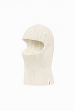 Load image into Gallery viewer, Soft Merino Blend Milky Balaclava Hat
