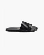 Load image into Gallery viewer, Tkees Caro flip-flops from brazilian leather in Black
