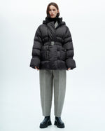 Load image into Gallery viewer, Puffer coat Winterfall black

