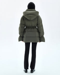 Puffer coat Winterfall khaki