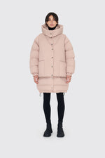 Load image into Gallery viewer, Puffer coat Twin light pink
